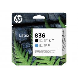 HP 836 - Preto, azul cyan - original - Latex - cabeçote de impressora - para Latex 700, 700 W, 800, 800 W 4UV95A