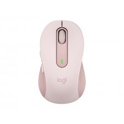 Logitech Signature M650 - Rato - óptico - 5 botões - sem fios - Bluetooth, 2.4 GHz - recetor USB Logitech Logi Bolt - rosa 910-