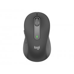 Logitech Signature M650 - Rato - óptico - 5 botões - sem fios - Bluetooth, 2.4 GHz - recetor USB Logitech Logi Bolt - grafite 9