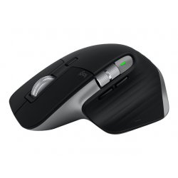 Logitech Master Series MX Master 3S for Mac - Rato - ergonómico - óptico - 7 botões - sem fios - Bluetooth, 2.4 GHz - cinzento 