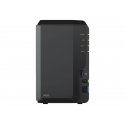 Synology Disk Station DS223 - Servidor NAS - 2 baias - SATA 6Gb/s - RAID (expansão de disco rígido) RAID 0, 1, JBOD - RAM 2 GB 