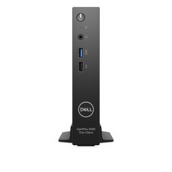 Dell OptiPlex 3000 Thin Client - Thin client - DTS - 1 x Celeron N5105 / até 2.9 GHz - RAM 8 GB - flash - eMMC 64 GB - UHD Grap