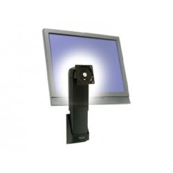 Ergotron Neo-Flex - Kit de montagem (montagem de parede) - para painel liso - preto - tamanho de tela: até 27'' 60-577-195