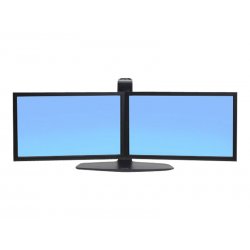 Ergotron Neo-Flex - Plataforma - para 2 visores LCD - preto - tamanho de tela: até 24" - Computador de mesa 33-396-085