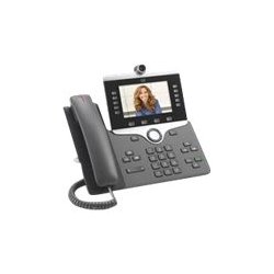 Cisco IP Phone 8865 - Videofone IP - com câmara digital, interface Bluetooth - IEEE 802.11a/b/g/n/ac (Wi-Fi) - SIP, SDP - 5 lin