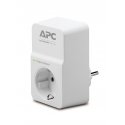 APC SurgeArrest Essential - Protector contra picos de corrente - AC 230 V - conectores de saída: 1 - Alemanha - branco PM1W-GR