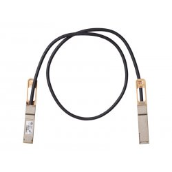 Cisco 100GBASE-CR4 Passive Copper Cable - Cabo de ligação directa - QSFP para QSFP - 1 m - axial duplo - passivo - para Mellano