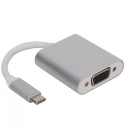 Adaptador USB-C para VGA Silver VELPCMP205