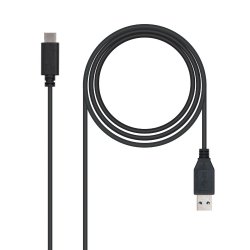 Cabo USB-A 3.1 Macho para USB-C Macho 1m NAN10.01.4001