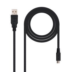 Cabo USB-A 2.0 Macho / micro-USB B Macho 80cm NAN10.01.0500