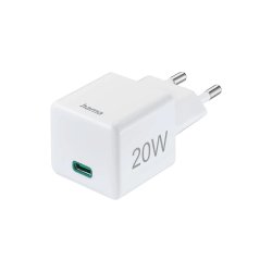 Carregador USB-C PD/QC 20W Rápido Mini-charger Branco HAM201650