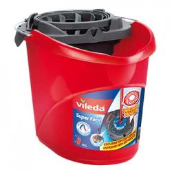 Balde com Espremedor Vileda Super Fácil Vermelho 686122357