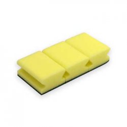 Esponja Salva Unhas (Block Service) Amarelo/Verde Pack 3un 6841010