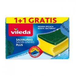 Esponja Salva Unhas Verde Antibactérias 1+1Grátis 684139460