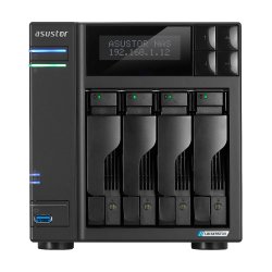 NAS ASUSTOR 4-BaY LOCKERSTOR 4 Gen 2, Celeron N5105 4C 2.0GHz/4GB/2.5GbE/USB, 3Y WTY AS6704T