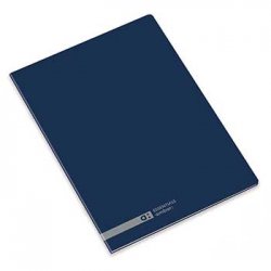 Caderno Agrafado A5 Quadric Ambar School Marinho 48Fls 1un 17355150218