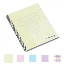 Caderno Espiral A4 Quadriculado Ambar WB Sortido Pastel 1un 1731201