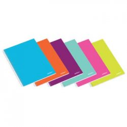 Caderno Espiral A4 Quadriculado Ambar School Sortido 80Fls 1734750210