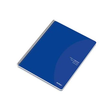 Caderno Espiral A4 Quadriculado Ambar Azul 80Fls 1un 17350210