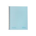 Caderno Espiral A4 Pautado Navigator Azul Pastel 120Fls 1731230