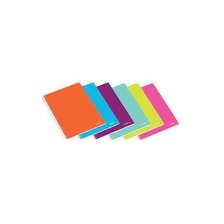 Caderno Espiral A5 Quadric. 90g Ambar School Sortido 80Fls 1730740210