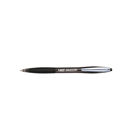 Esferográfica Preto 1mm Retrátil Ball Point Atlantis Soft 1 117902133