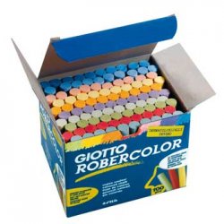 Giz Cores Sortidas Giotto Robercolor Cx 100un 160539000