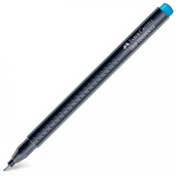 Marcador Fino Azul 0,4mm Faber-Castell 1un 1303027