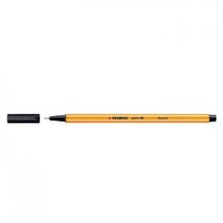 Marcador Fino Preto 0,4mm Fineliner Point 88/46 10un 130921002