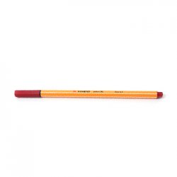 Marcador Fino Vermelho 0,4mm Fineliner Point 88/40 10un 130921003