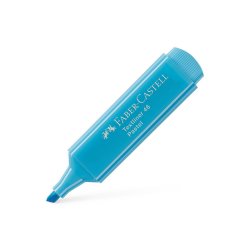 Marcador Fluorescente Azul Cl Pastel Textliner 46 Faber 10un 133154657