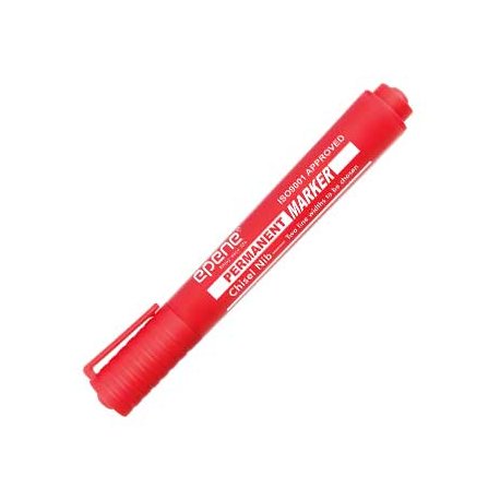 Marcador Permanente Grosso Vermelho 2mm Epene EP11-2002 1un 1301153