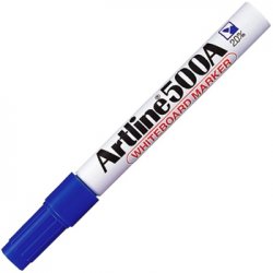 Marcador Quadros Brancos Azul 2mm Artline 500A 12un 1321002