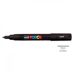 Marcador Uniball Posca PC-1M 0,7mm Preto (24) 1un 1293148/UN