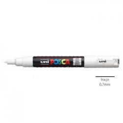 Marcador Uniball Posca PC-1M 0,7mm Branco (1) 1un 1293149/UN