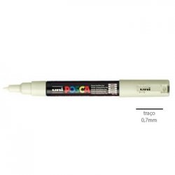 Marcador Uniball Posca PC-1M 0,7mm Marfim (46) 1un 1293152/UN