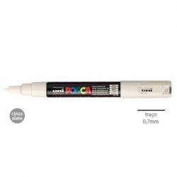 Marcador Uniball Posca PC-1M 0,7mm Cinza Slate (61) 1un 1293155/UN