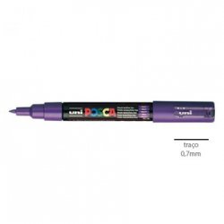 Marcador Uniball Posca PC-1M 0,7mm Violeta (12) 1un 1293156/UN