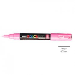 Marcador Uniball Posca PC-1M 0,7mm Rosa Claro (51) 1un 1293158/UN