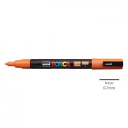 Marcador Uniball Posca PC-1M 0,7mm Laranja (4) 1un 1293160/UN