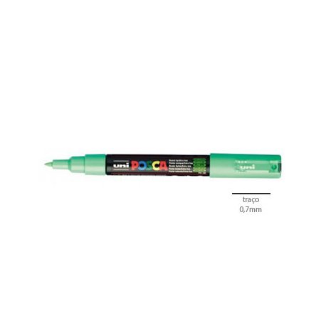 Marcador Uniball Posca PC-1M 0,7mm Verde Claro (5) 1un 1293164/UN