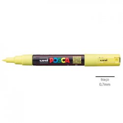 Marcador Uniball Posca PC-1M 0,7mm Amarelo Sunshine (P2) 1un 1293319/UN