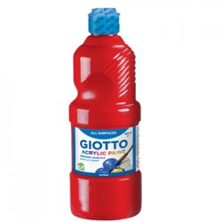 Guache Líquido Acrílico Vermelho Giotto 500ml 160533708