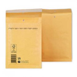 Envelope Almofadado 100x165mm Kraft Nº000 1/A 1un 16122830001