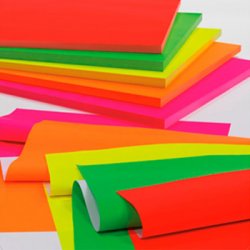 Papel Fluorescente 50x65cm Magenta Rolo 25 Folhas 12313105