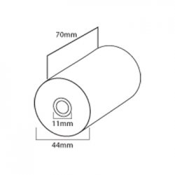 Rolo Papel 44x70x11mm 10un 1571014