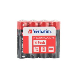 Pilhas AA LR6 Alcalinas 1.5V 2900mAh Verbatim 49501 4un 1961059