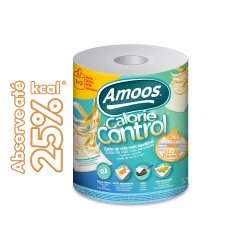 Rolo Toalhas Mão 026mx20,7cm 3Fls Amoos Calorie Control 1un 6531057