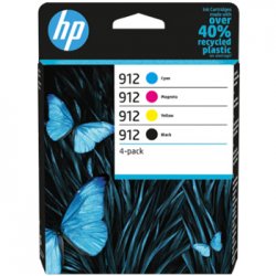 Pack Tinteiros HP 912 4 Cores 6ZC74A 8.3ml/3ml HP6ZC74A