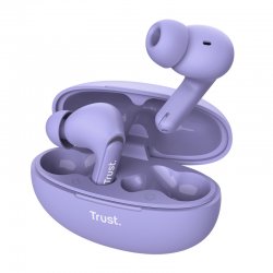 EARBUDS TRUST YAVI BT ENC ROXO - 25297 25297